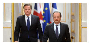 F.Hollande rencontre D.Cameron pour la 