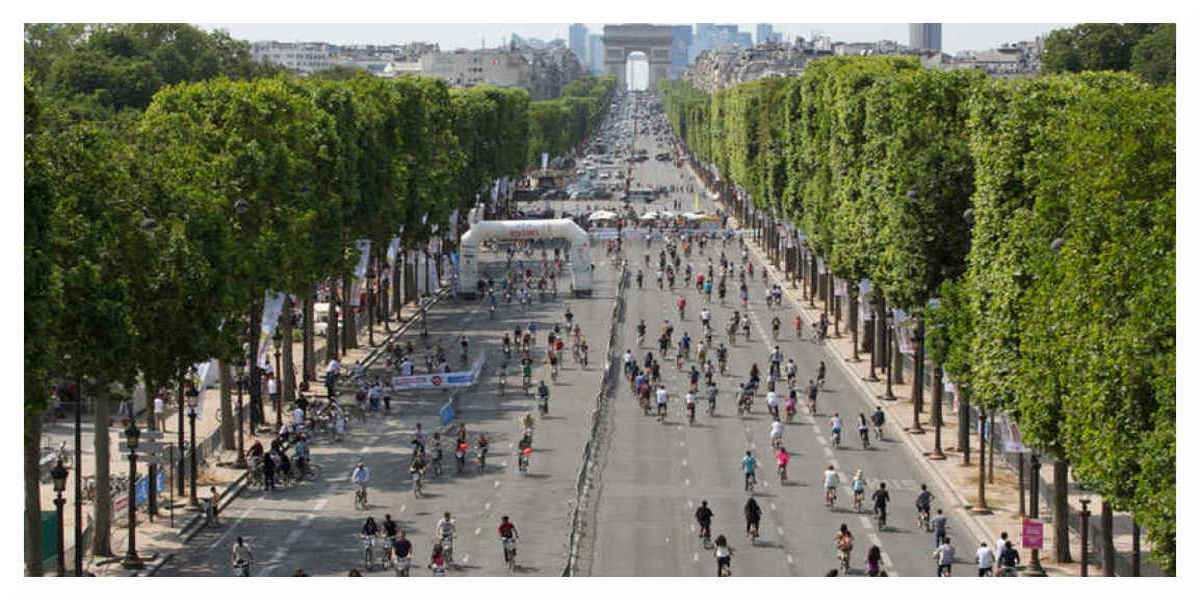 Journée presque sans voiture a Paris : bénéfique pour la santé