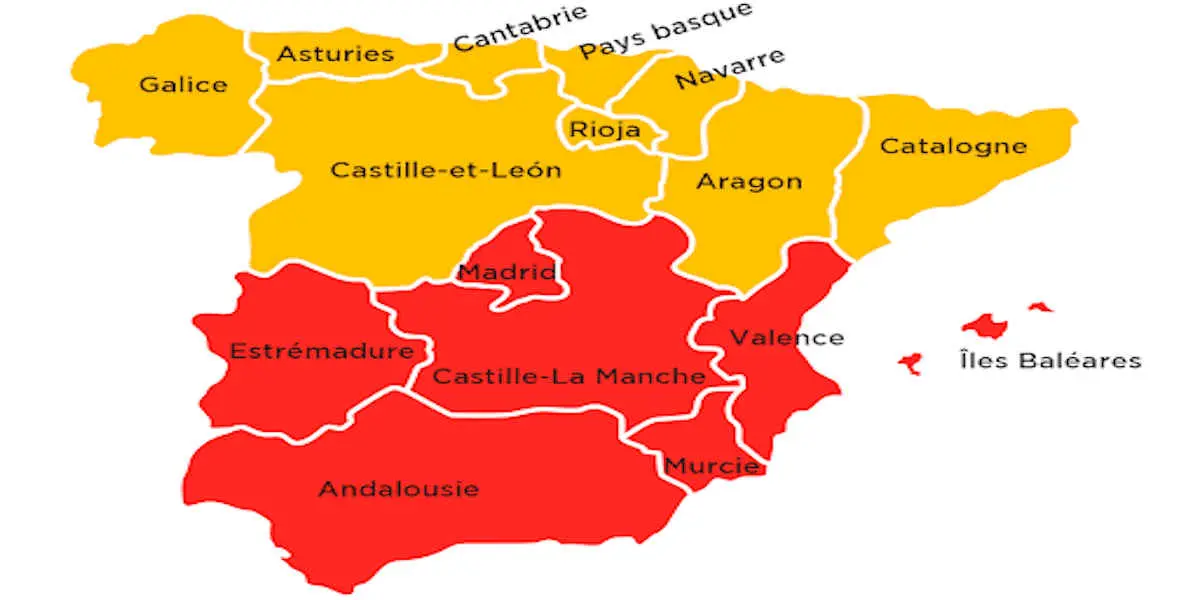 Carte de l - Votre Actualité au Quotidien'Espagne En Espagne, la Galice va punir d'une amende ceux qui refusent la vaccination de la Covid-19