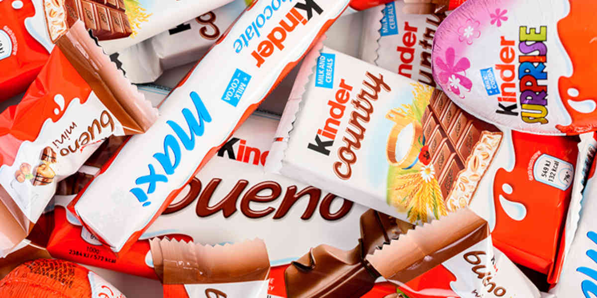 Environ 15 cas de salmonelloses suspects recensés en France de la marque Kinder