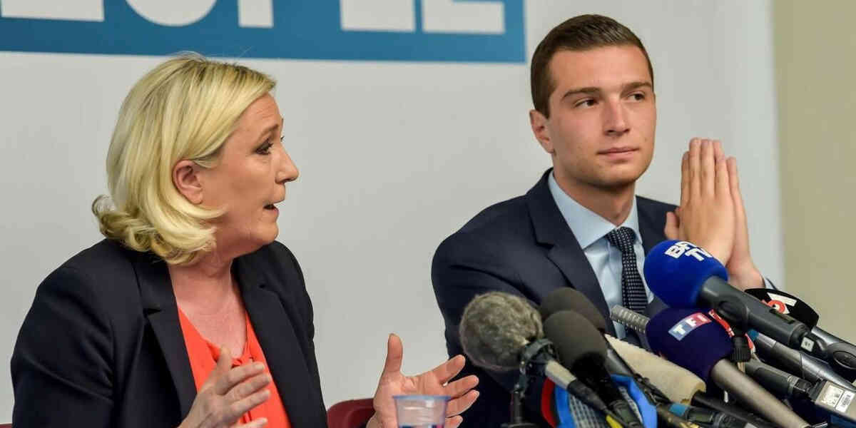 Jordan Bardella et Marine Le Pen unis à Liévin
