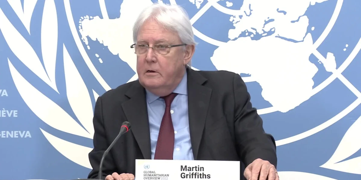Martin GRIFFITHS Un diplomate britannique souligne l'importance des souffrances humaines, appelant les dirigeants de la planète