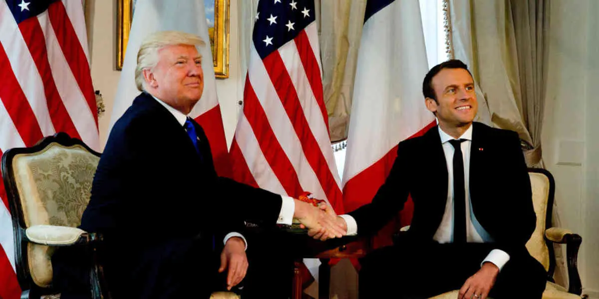 Donald TRUMP et Emmanuel MACRON Emmanuel Macron s'oppose au projet de Donald Trump pour Gaza