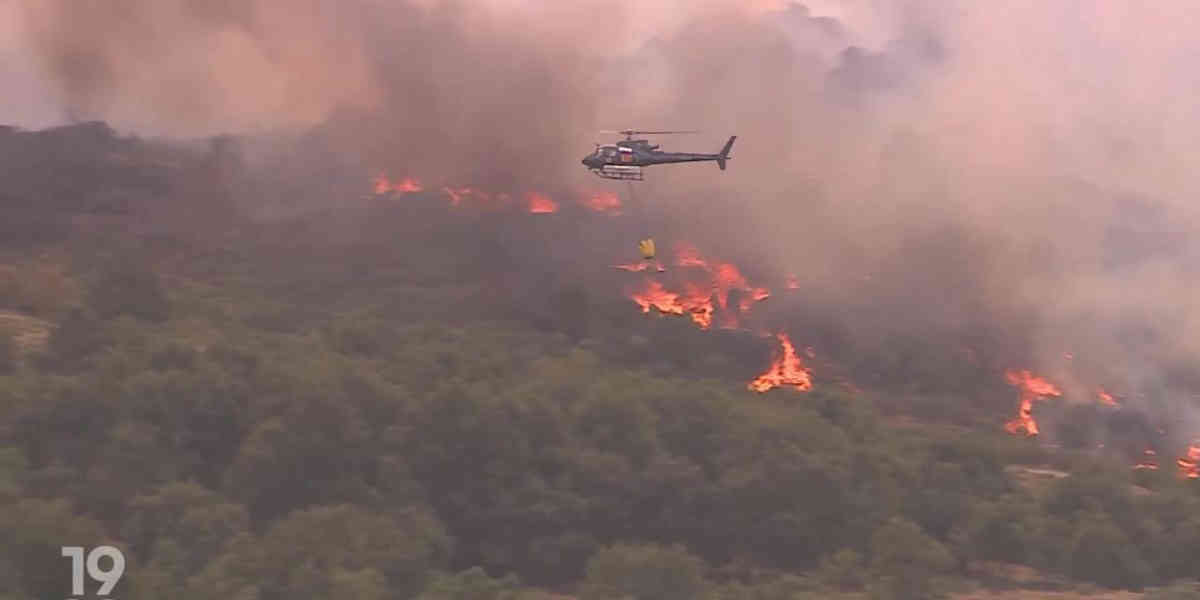 La péninsule ibérique face un mur de flammes interminable