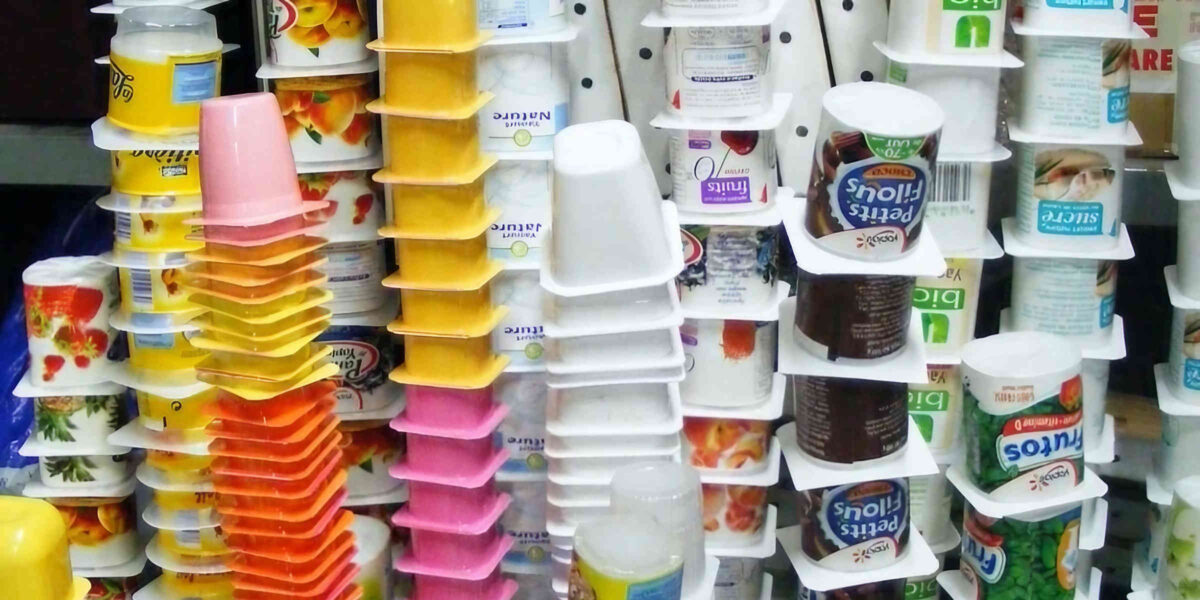 La première usine en Europe à recycler des pots de yaourt en contenants alimentaires