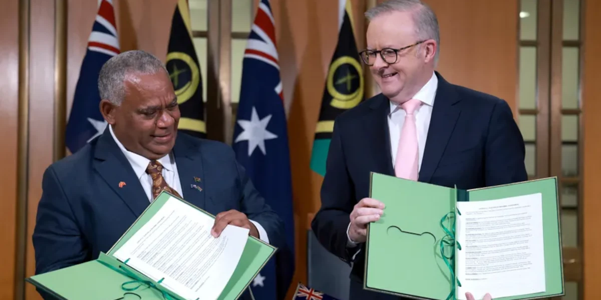 Dans le Pacifique, Australie et Vanuatu concluent un accord qui interdit toute présence militaire étrangère dans l'archipel