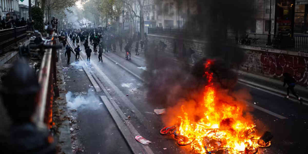 La colère de la jeunesse Européenne