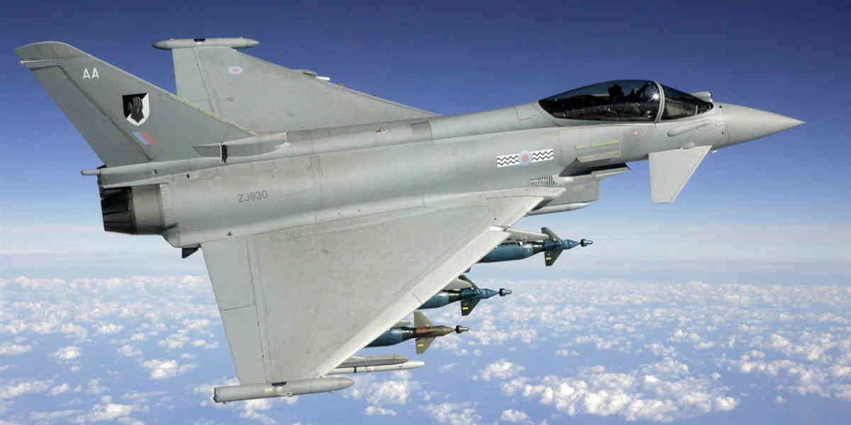 UK_Air_Force_Typhoon-avion - Votre Actualité au Quotidien Le Royaume-Uni va déployer des avions de combat pour soutenir l'Arabie saoudite